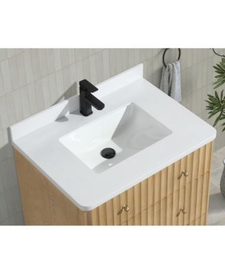 La Jolla 30", Freestanding, Oak Finish