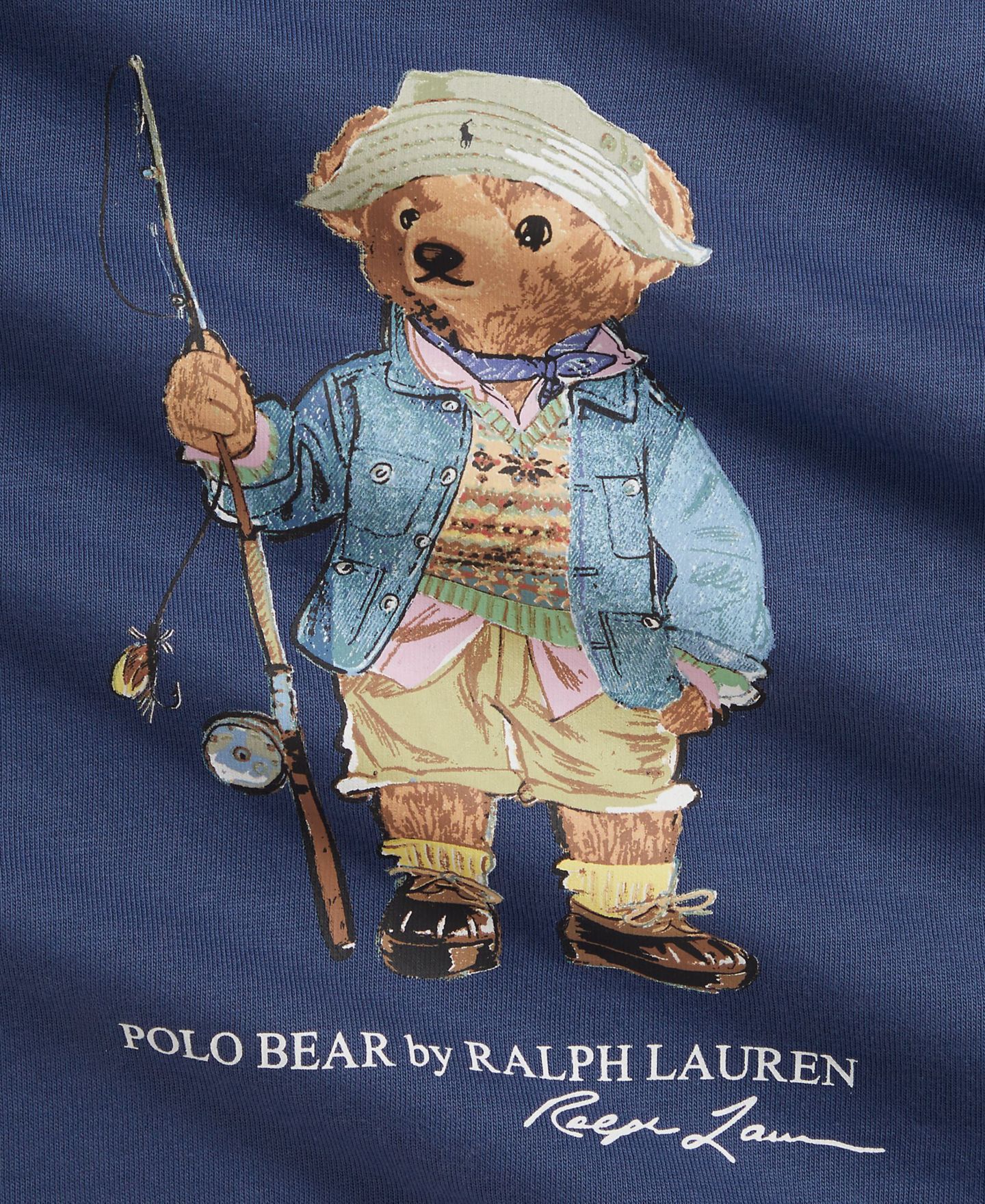 Комплект для мальчика Polo Ralph Lauren Polo Bear: футболка с принтом и шорты, 2 предмета, цвет: Королевский синий — фото 4
