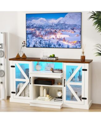 59-Inch LED Media Console with 22 Dynamic Lighting Modes