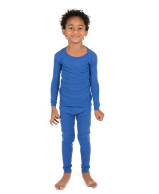 Kids Matching Family Two Piece Cotton Long Sleeve Solid Color Pajamas 6-14