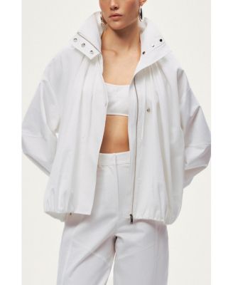 Women's Oversized Zip-Front Jacket