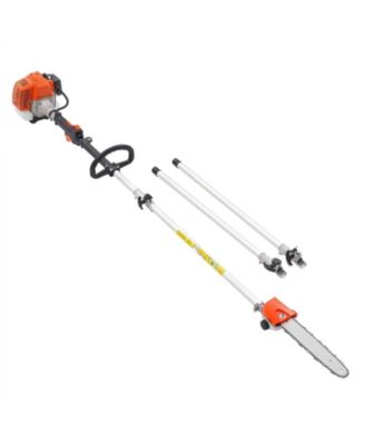 Gas Pole Saw, 25CC, 12" Cutting Bar, Extendable for Tree Trimming, Pruning