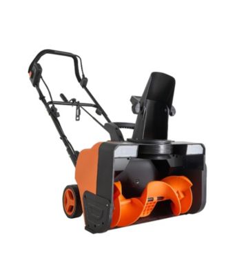 Electric Snow Blower, 20 inch, 15A Corded Snow Thrower with LED Headlights