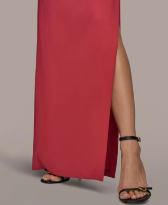 Women's Ruched Strapless Gown