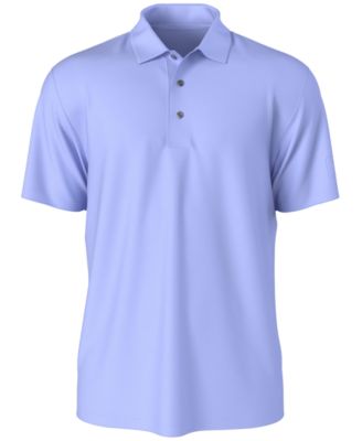 Men's Airflux Solid Mesh Short-Sleeve Golf Polo Shirt