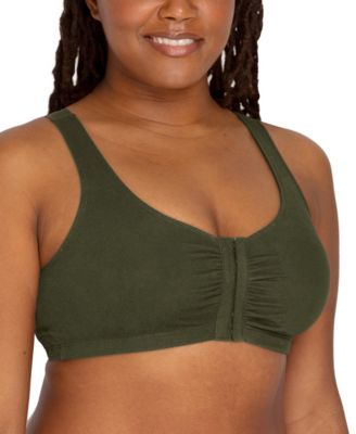 Women's 3-Pack Beyond Soft Front Closure Cotton Bra