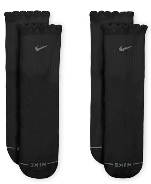Носки Elevated для мужчин, средней высоты, 2 шт. — Nike, цвет: Чёрный