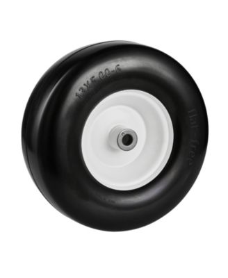 Lawn Mower Tires with Rim, 13x5-6", Tubeless, 2-Pack, Flat-Free PU Tires