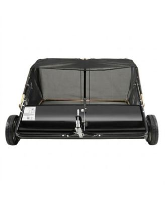 Tow Behind Lawn Sweeper, 50 in, 26 cu. ft Capacity, Adjustable Sweeping Height