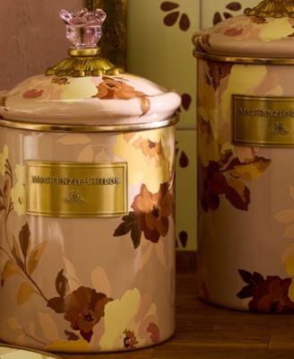 Wild Rose Mauve 48 oz. Medium Canister