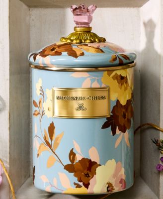 Wild Rose Slate 64 oz. Large Canister