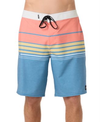Men's Hyperfreak Heat Striped Swim Board Shorts