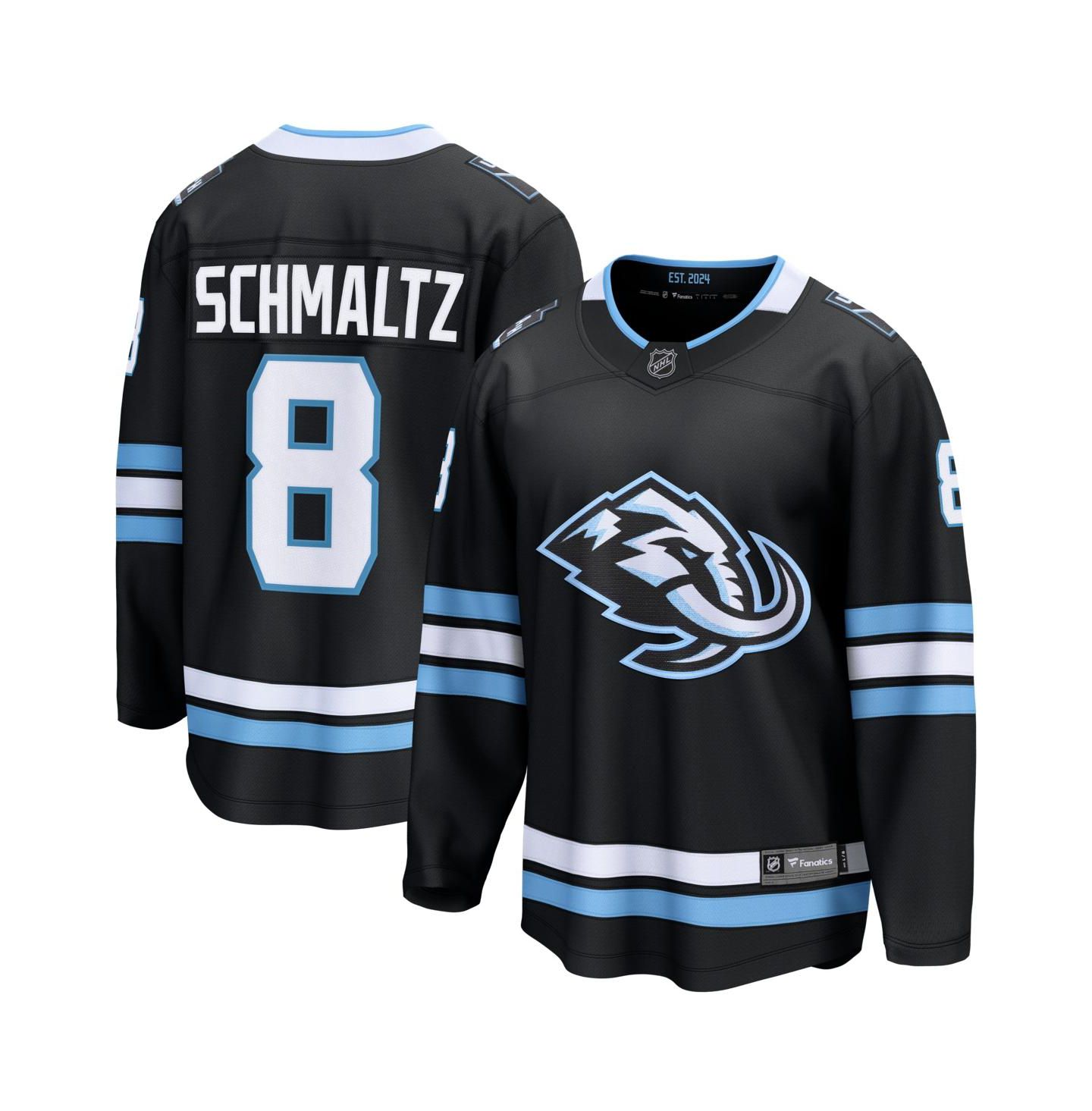 Мужской топ Fanatics Nick Schmaltz Black Utah Mammoth Home Breakaway Jersey — фото 1