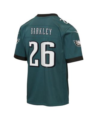 Big Boys and Girls Saquon Barkley Midnight Green Philadelphia Eagles Team Game Jersey