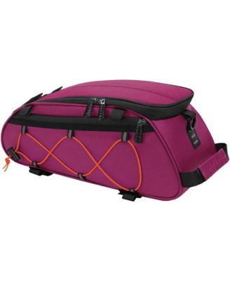 Bike Rack Bag with Removable Panniers Insulated Waterproof Bicycle Trunk Cooler Storage Rear Seat Cargo for Commuting Travel Camping