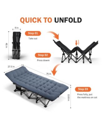 Camping Folding Bed Cushion Portable Sleep Camping Outdoor Recreation Gear