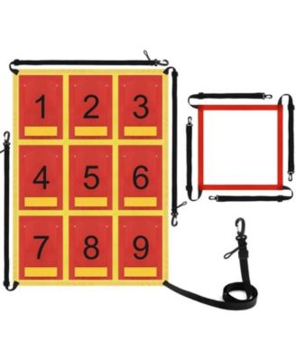 Adjustable Strike Zone Target for Baseball Net,Numbered Pitching Pad,Baseball Softball Target,Practice Throwing and Hitting with Accuracy