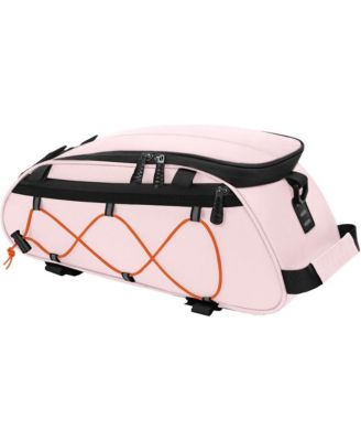 Bike Rack Bag with Removable Panniers Insulated Waterproof Bicycle Trunk Cooler Storage Rear Seat Cargo for Commuting Travel Camping
