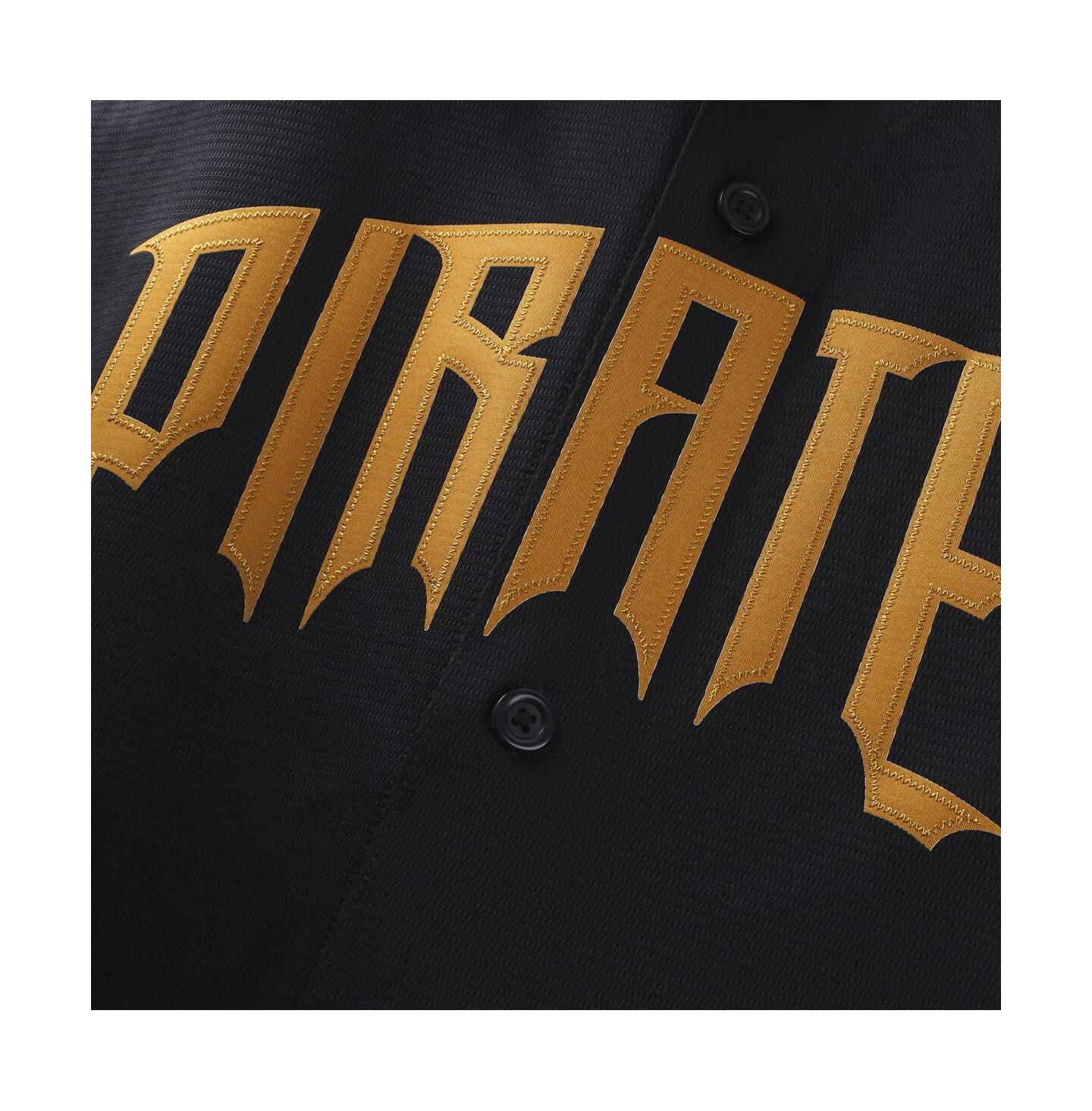 Мужской топ Nike Oneil Cruz Black Pittsburgh Pirates 2026 City Connect Stadium Jersey — фото 5