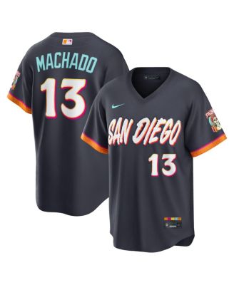Men's Manny Machado Black San Diego Padres 2026 City Connect Stadium Jersey