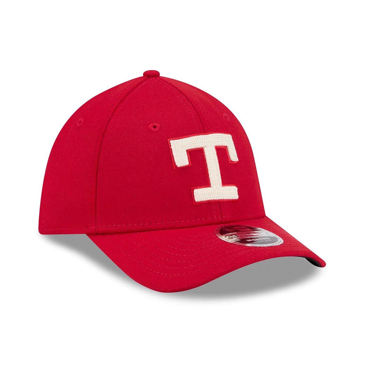 Мужская кепка New Era Red Texas Rangers 2026 City Connect M-Crown 39THIRTY Flex Hat — фото 4