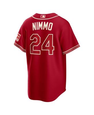 Men's Brandon Nimmo Red Texas Rangers 2026 City Connect Stadium Jersey