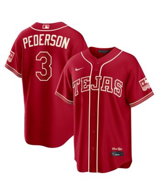 Men's Joc Pederson Red Texas Rangers 2026 City Connect Stadium Jersey