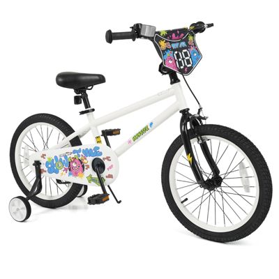 Kids Ride On Bike with Training Wheels, Safe Toddler Bicycle for Street Play