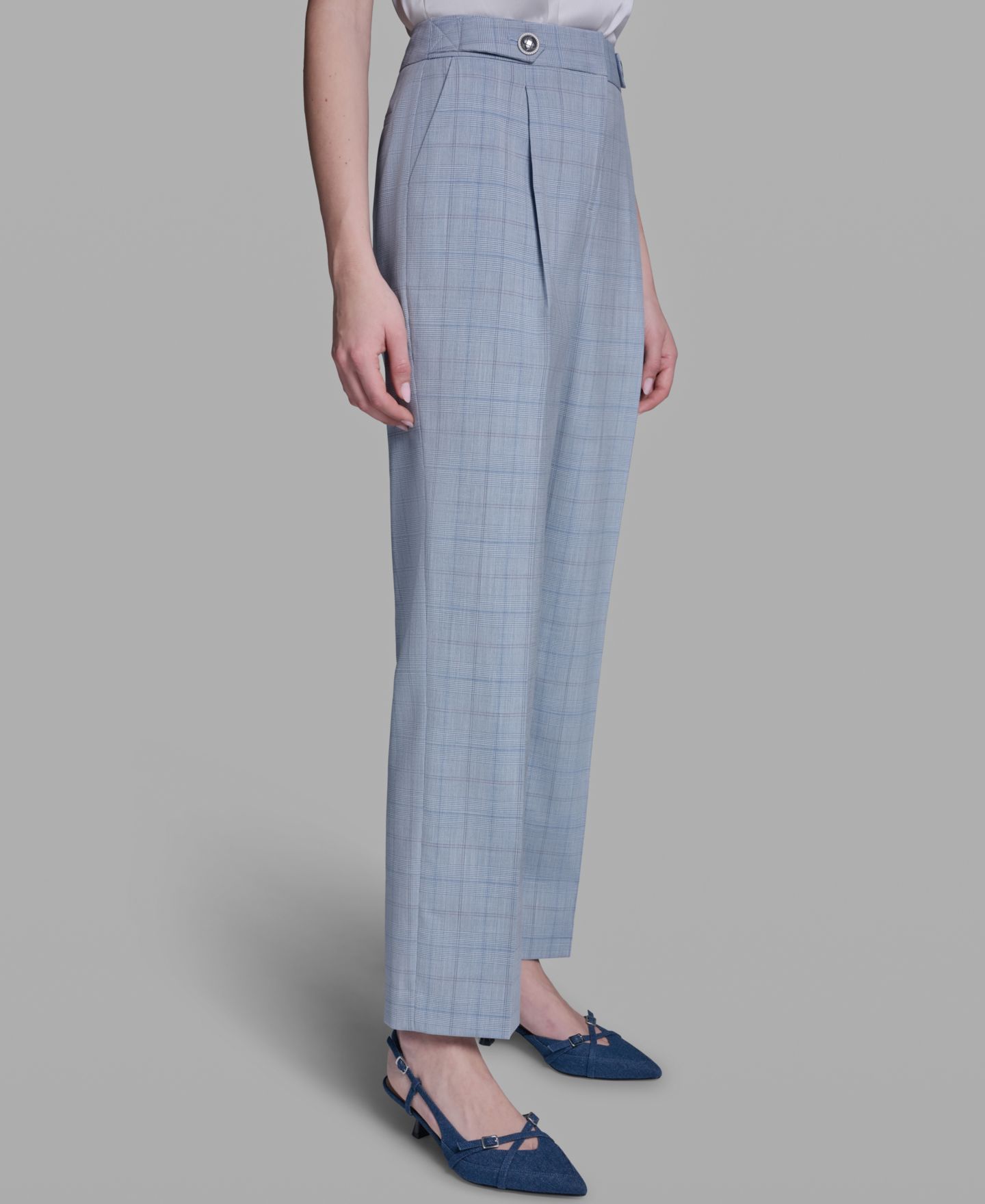 Женские брюки BCBG High-Rise Wide-Leg, цвет: Разноцветный — фото 3
