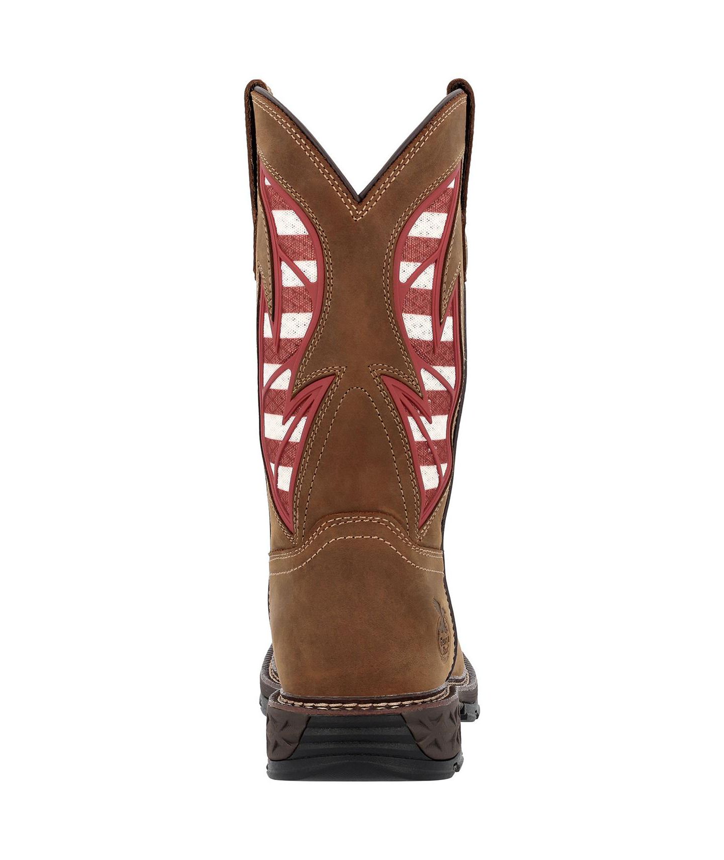Мужские ботинки GEORGIA BOOT Carbo-Tec FLX 11" Patriotic Pull-On Work Boot, цвет: Коричневый — фото 5
