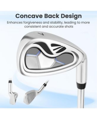 Men s 7 Iron Golf Club with Steel Shaft & Headcover