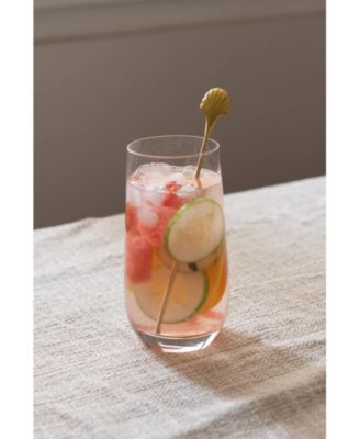 Fleck, S/4 Seashell Drink Stirrers - Large