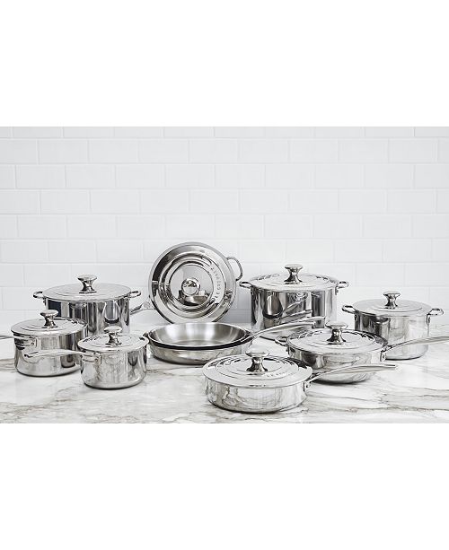 Le Creuset Stainless Steel 10 Piece Cookware Set & Reviews Cookware