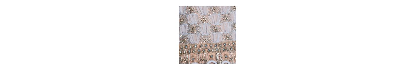 Женское платье Mac Duggal Petite Embellished Mesh A-Line Evening Gown, цвет: Пудрово-голубой — фото 3