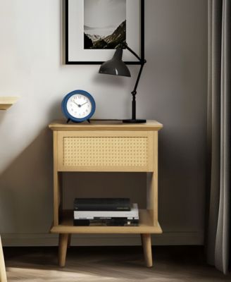 Teagan 23.75" Wood Side Table