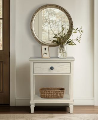 Victoria 24" One-Drawer Wood Bedside Table