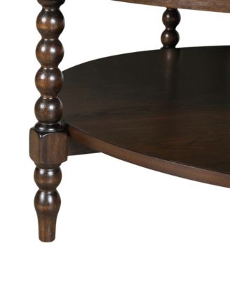 Philippe 42" Wood Round Coffee Table
