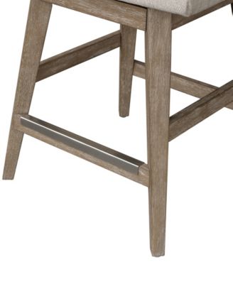 Winfield 38" Upholstered Fabric Swivel Counter Stool