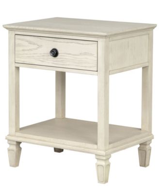 Victoria 24" One-Drawer Wood Bedside Table