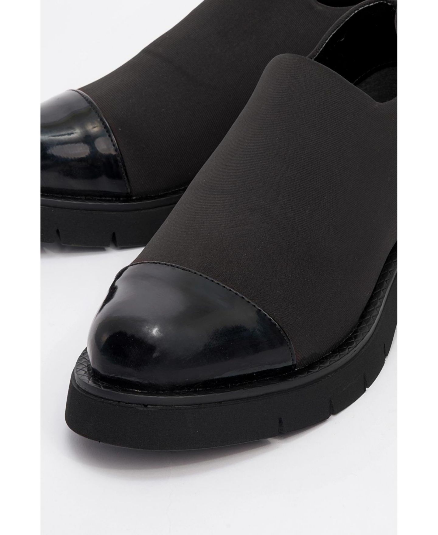 Женские туфли Prologue Shoes Panola Scuba Loafer, цвет: Чёрный лаковый — фото 5