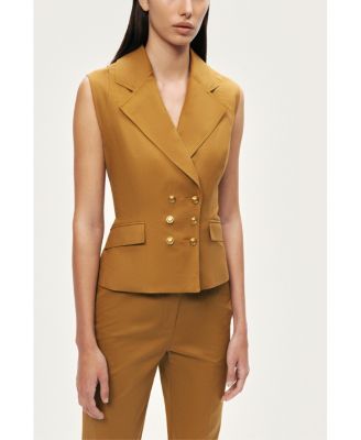 Women's Tailored Double-Breasted Vest