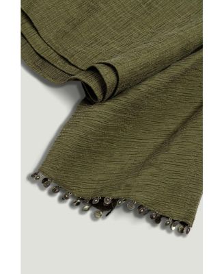 Women's Cropped Boat-Neck Blouse