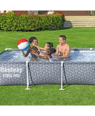 12' x 6'7" x 26" Steel Pro Above Ground Swimming Pool Set