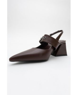 Nepido Pointed Toe Block Heel Pump (Women)