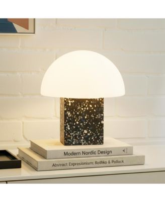 Gavin Terrazzo LED Table Lamp with Frosted Glass Dome