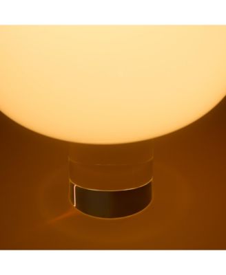  Callisto Oval Frosted Glass Modern LED Table Lamp