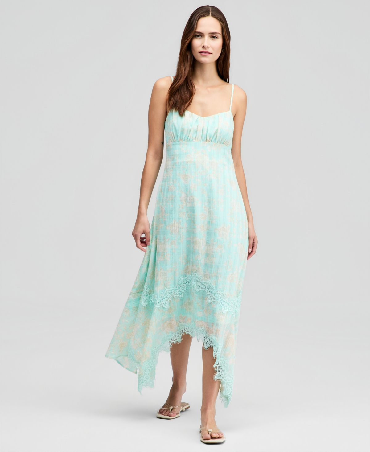 And Now This Women's Textured Scoop-Neck Slip Dress, Exclusively at Macy's