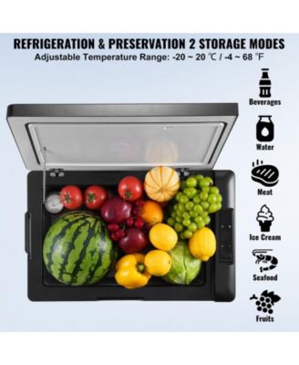 70 Liter Portable Car Refrigerator 12V Single Zone for Camping RV