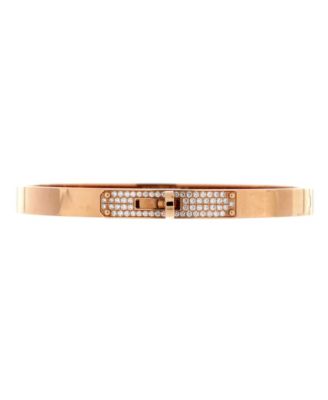 Pre-Owned HERMES Kelly Bracelet - 18k rose gold