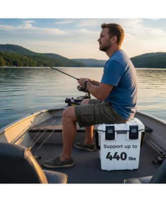 Ultra-Light Injection Molded Cooler 21 QT Hard Ice Chest